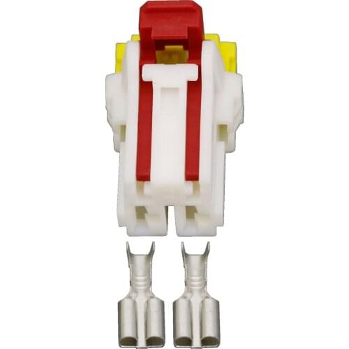 2 Pin Automotive connector wiring harness connector plug with Terminal DJ70284C-6.3-21 2P