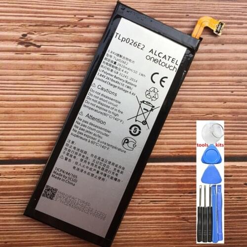 2610mAh TLp026EJ battery for ALCATEL ONE TOUCH IDOL 4 6055K TLp026E2 OT-6055 Idol 4 6055B 6055H 6055U 6055Y phone