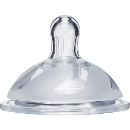 Feeding 3pcs silicone nipple baby nipple teat New Soft Teat for Baby Natural Wide Neck Silicon Nipple Anti Colic Pacifier