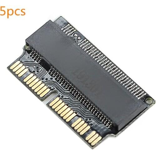 5pcs PCIe M.2 PCI-E x4 for NVMe AHCI to SSD Extension Adapter for Macbook Air Pro 2013 2014 2015 A1465 A1466 A1502 A1398 Laptop
