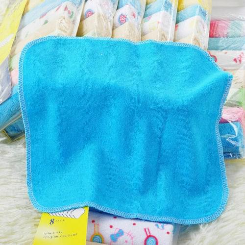 8Pcs Baby Infant Newborn Bath Towel Washcloth Bathing Feeding Wipe Cloth Soft Color mixing