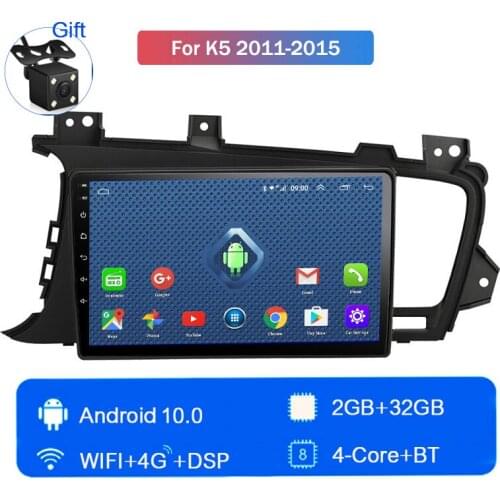 4G LTE Car Multimedia MP5 Player GPS Buletooth Car Stereo Mirror Link Android10 autoestereos for Kia K5 2011 2012 2013 2014 2015