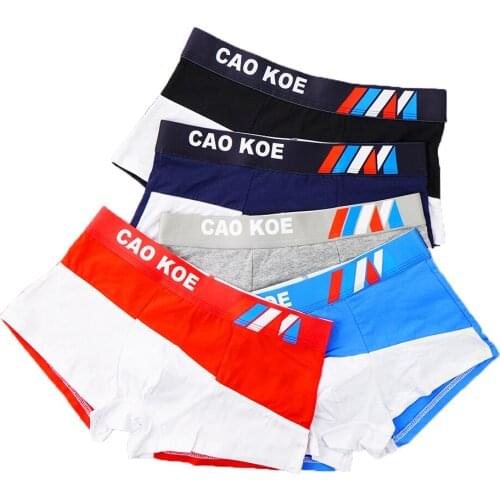 5pcs Boxers Underwear Male Cotton Underpants Mens Shorts Underwear Panties Breathable Comfortable Boxers Hombre Mens Underwear