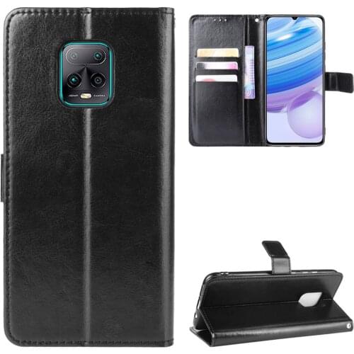 For Xiaomi Redmi 10X 5G Case Luxury Leather Flip Wallet Phone Case For Xiaomi Redmi 10X Pro 5G Case Stand Function Card Holder