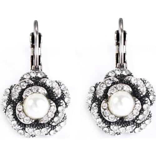 CRLEY Women's Silver Earrings