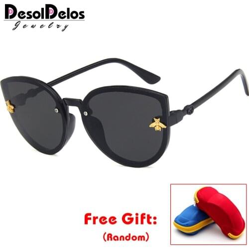 Steampunk Cartoon Kids Sunglasses Boys Girls Vintage Children Sunglasses Round Sun Glasses Oculos Feminino Accessories with box