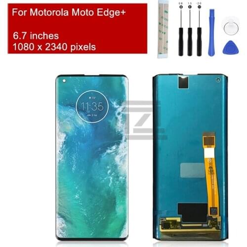 For Motorola Moto Edge+ LCD Display Touch Screen Digitizer Assembly For Moto Edge Plus Display Replacement Repair Parts 6.7"