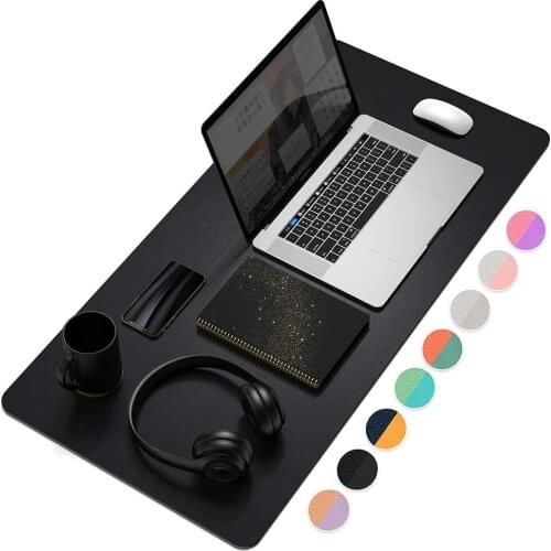 Double-Side PU Mouse Pad Large Size Anti-Slip Mousepad Waterproof Natural Rubber Gamer Desk Mat for Desktop PC Computer Laptop