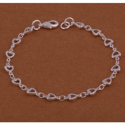 H363 Free shipping silver plated bracelet,silver plated fashion jewelry /aiyajafa bviakmpa