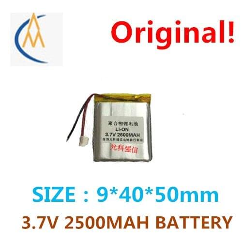 New 3.7V polymer lithium battery 904050 2500mah mp4gps navigator / equipment / micro mobile power supply