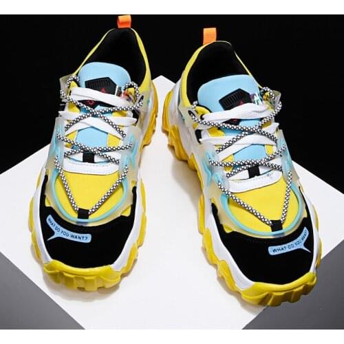 2020 Men Shoes Casual Lace-up Mesh PU Shoes For Men Breathable Comfortable Fashion Flat Men Sneakers Tide Non-slip Shoes Men