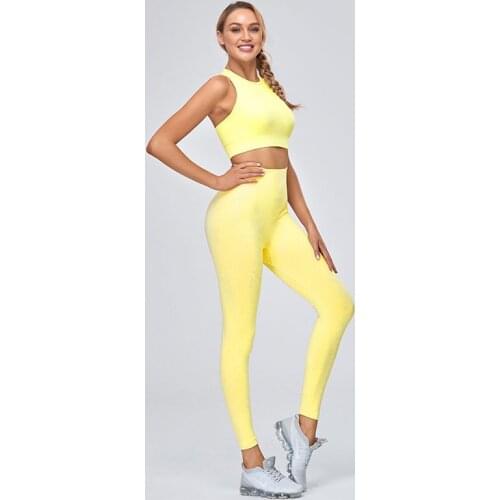 New Yoga Pants Women Leggings For Fitness Nylon High Waist Long Pants Women Hip Push UP Tights Women Gym Clothing Yoga Set