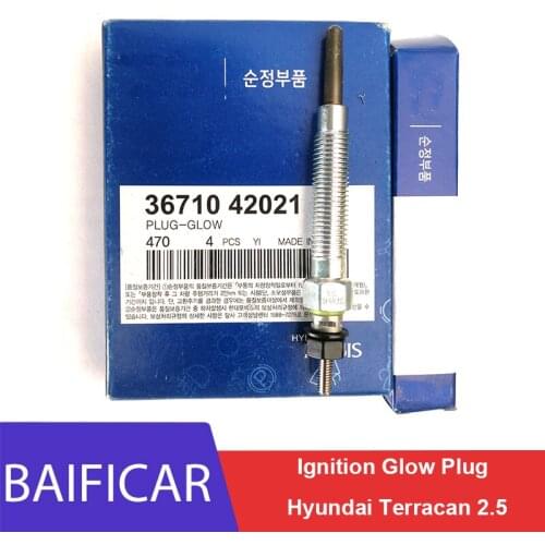 Baificar Brand New Genuine Engine Ignition Glow Plug 3671042021 36710 42021 For Hyundai Terracan 2.5