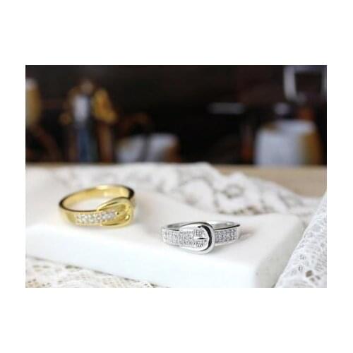 Drop shipping-Crystal Belt Ring