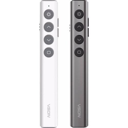 Presentation Clicker Wireless Presenter Pointer N35 RF 2.4GHz PPT Slide Advancer USB Remote Control Flip Pen Powerpoint