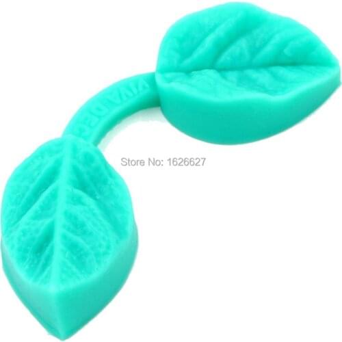 Moldes de Silicon Silicone Leaf Mold Mould Cake Tools Bakeware Sugar Craft Cake Decorating Tools For Fondant Cake Cupcake