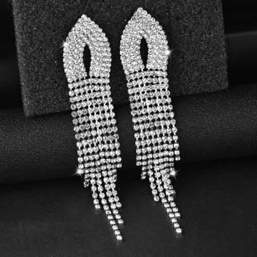 SINLEERY Women's Silver Earrings