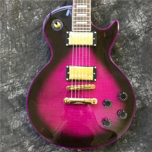 High Quality Electric Guitar, Customized Iron Maple Flame Back Cover