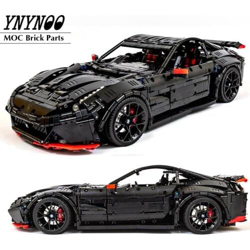 High-Tech Machinery MOC-41271 F12 Super Sports Race Cars Building Blocks Bricks Model with Stickers Remote Control RC DIY Toys