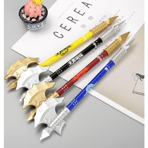 1 Pcs Creative Dart Axe Gel Pen Student Prize 0.5mm Black School Writing Stationery Gel Ink Pen