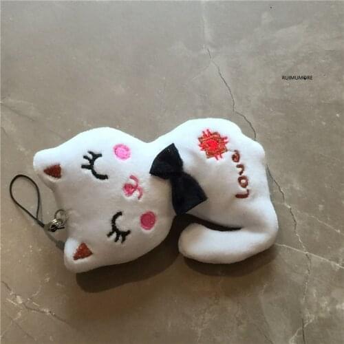 20pcs/lot new size 6cm small plush CAT Stuffed Toy , Plush Doll , Stuffed Animal Cat key chain plush toy doll