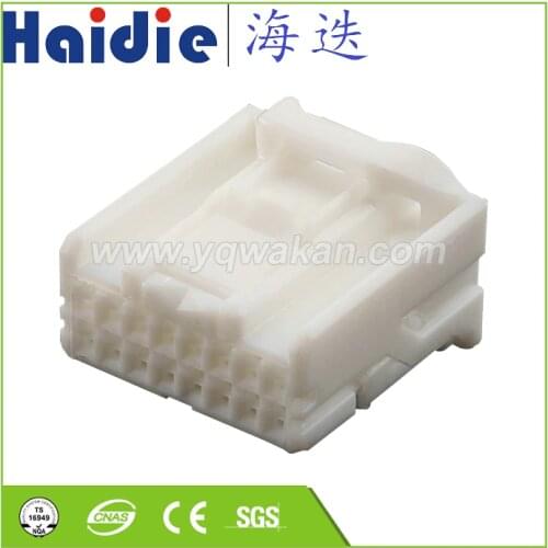 Free shipping 2sets 16pin plastic housing auto connector plug wiring harness cable unsealed connector 6098-5279