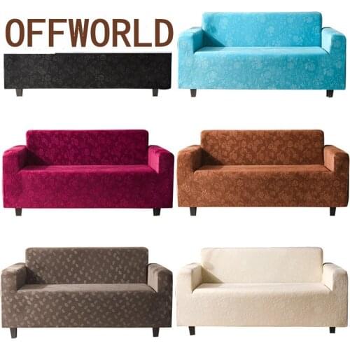 New Crystal velvet Sofa Cover Elasticity Non-slip Couch Slipcover Universal Spandex Case for Stretch 1/2/3 Seater