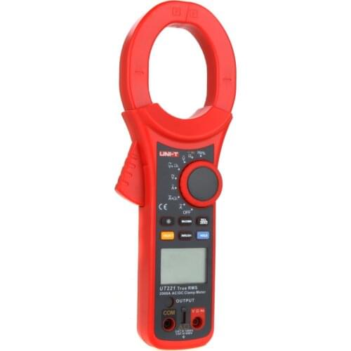 UNI-T UT221 AC DC 2000A Digital Clamp Meter True RMS ammeter Resistor / Frequency / Diode Test Low Pass Filter Inrush Current