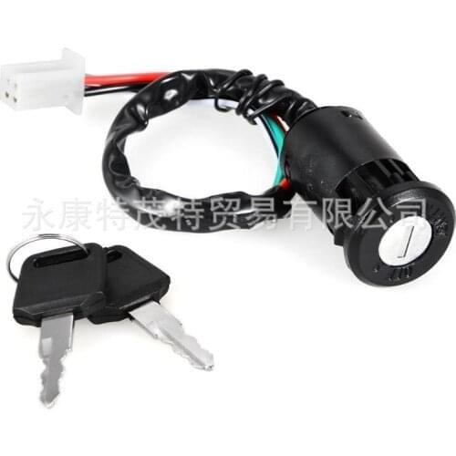 By DHL 500pcs Universal Motorcycle Ignition Switch Key For Kawasaki Suzuki Yamaha For Honda GY6 ATV Scooter Dirt Bike