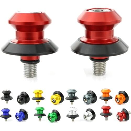 For Honda RC51 RVT1000R 2000-2006 CBR 400RR CBR400R CBR1100XX Motorcycle Swingarm Stand Bobbins Spools Sliders Swingarm Aluminum