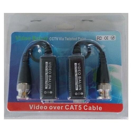 HOT SALE BNC CCTV Video Balun passive Transceivers UTP Balun BNC Cat5 CCTV UTP Video Balun up to 3000ft
