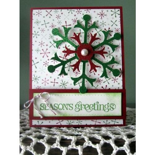 Metal Steel Christmas Snowflake Cutting Dies Stencil For DIY Scrapbooking Album Paper Card Photo flower Embossing Decor Craft