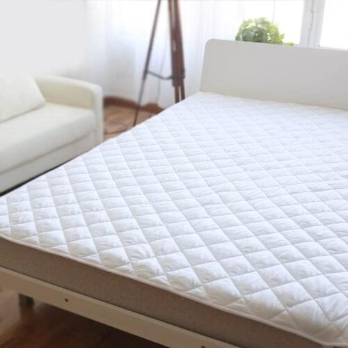 Mattress Pad Cover Protective Fitted Sheet Mattress Cover Stretch up for Home Hotel Store