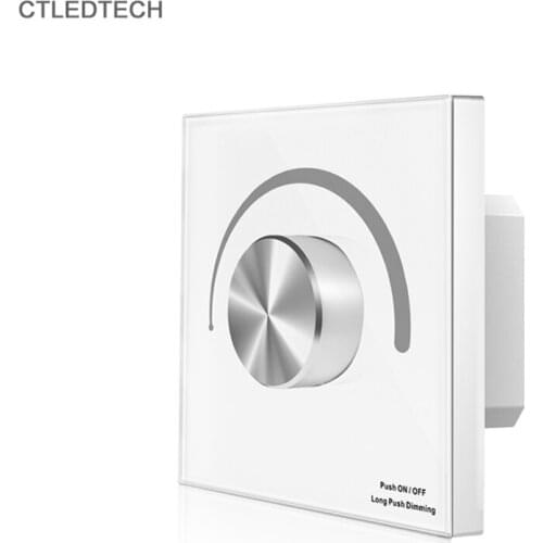 New T11-K DMX512 knob dimming control panel DMX512 signal single tone light touch panel DMX512 Signal Rolary dimming Glass panel