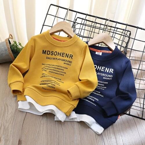2021 New Spring Autumn Tops Boys Sweatshirts Jacket Coat Kids Overcoat Outwear Teenager Children clothes High Quality