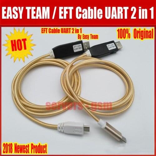 News 100% Original EFT DONGLE By EASY TEAM / EFT Cable Serial UART 2 in 1