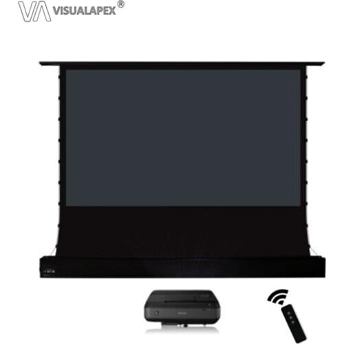 VIVIDSTORM A2HALRU 4:3, Portable Electric Motorized Floor-Rising Projection Screen,for UST Projector