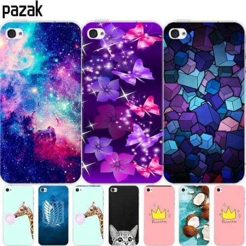 Silicone Case For iphone 5s 5 s se phone Case soft tpu Cover For Apple iPhone 6s 6 s plus Bag Funda coque etui bumper paiting