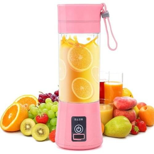 380ml Portable Mini Electric Household Fruit Juicer Blender Squeezer Bottle Drink Juicer Maker
