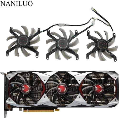 T129215SU 0.50A GTX/1080Ti Cooler Fan Replace For PNY Manli GeForce GTX 1080 Ti 11GB XLR8 Gaming OC Graphics Card Fan