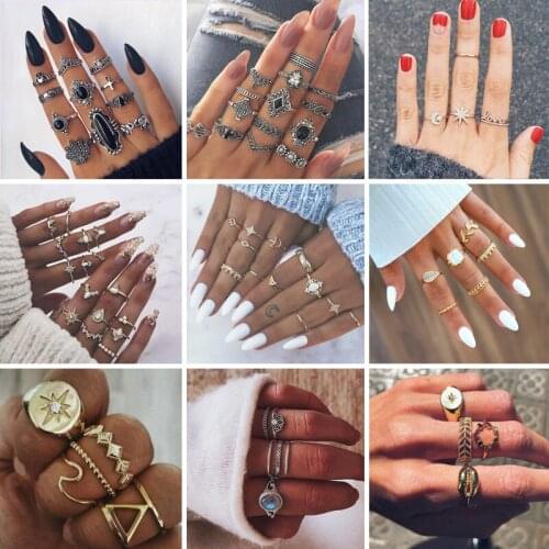 Tocona Rings With Crystals