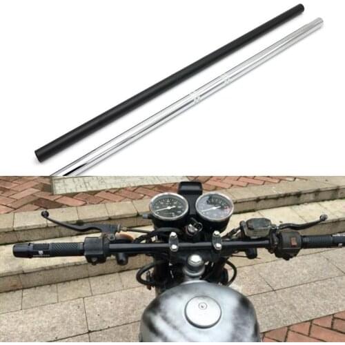 Universal 7/8'' 22mm Motorcycle Handlebar Black / Silver Drag Handle Bar for Motorcycle Bike Guidon Moto Accessories