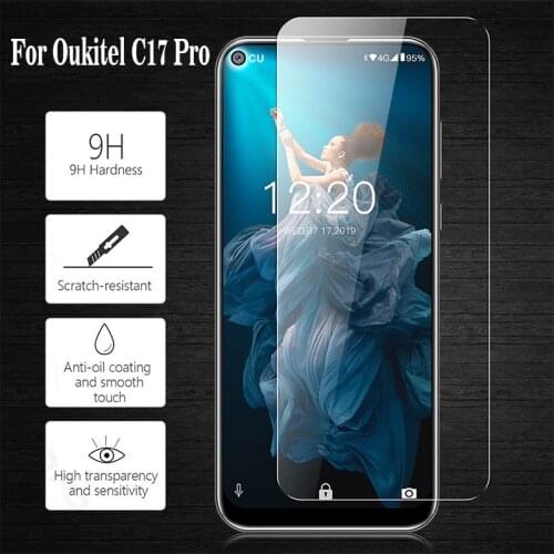 2.5D Tempered Glass For Oukitel C17 Pro Protective Film Explosion-proof Screen Protector For Oukitel C17 Pro