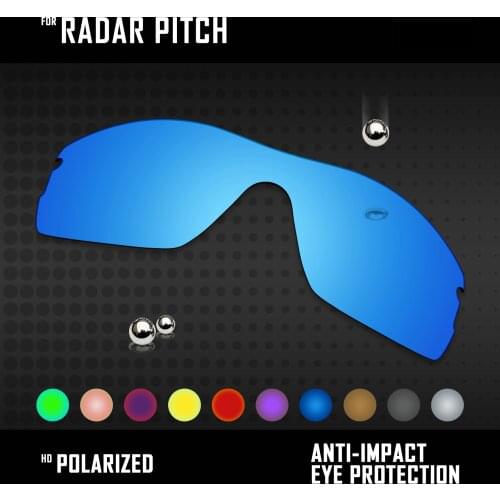 OOWLIT Lenses Replacements For Oakley Radar Pitch Sunglasses Polarized - Multi Colors