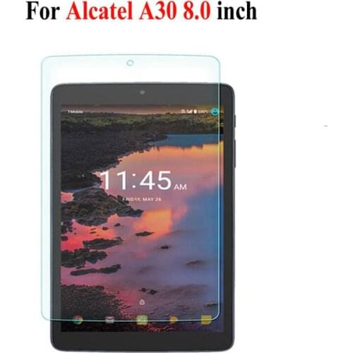 2PCS Tempered Glass Explosion-proof Protective Film 9H Explosion-proof LCD Screen Protector For Alcatel A30 8.0 inch tablet