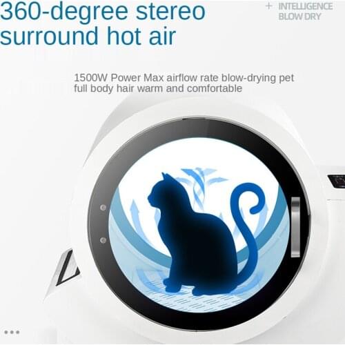 2 In 1 Pet Hair Dryer with Slicker Brush Dryer 2800w Newest Mini Grooming Hair Dog and Cat Machine Pet Dryer Box