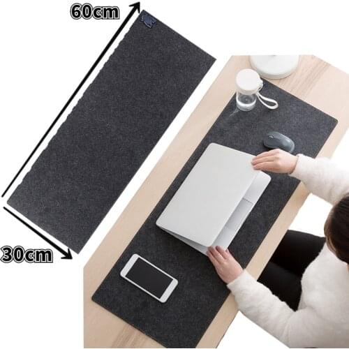 Large XXL Office Computer Desk Mat Table Keyboard Big Mouse Pad Wool Felt Laptop Cushion Desk Non-slip Mat Gamer Mousepad Mat