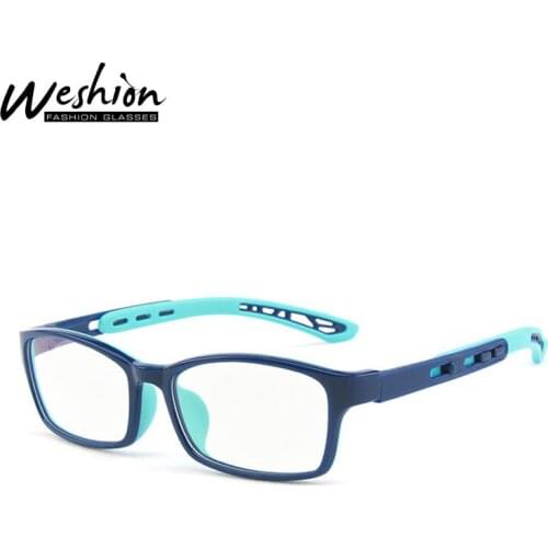Kids Sport Anti-blue Light Glasses Children Super Light Optical Frame Hollowed Prescription Glasses Anti Glare Reading Glasses