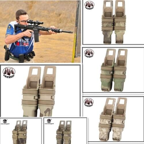 EMESON tactical molle magazine pouch Fast Mag pistol magazine Pouch EM6351 A-TACS MC AT/FG MR HLD