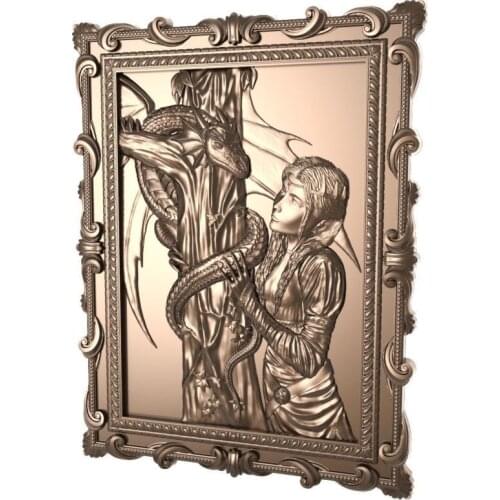 EVA_1 3D Model STL relief for cnc STL format Furniture EVA_1 3D STL format furniture decoration